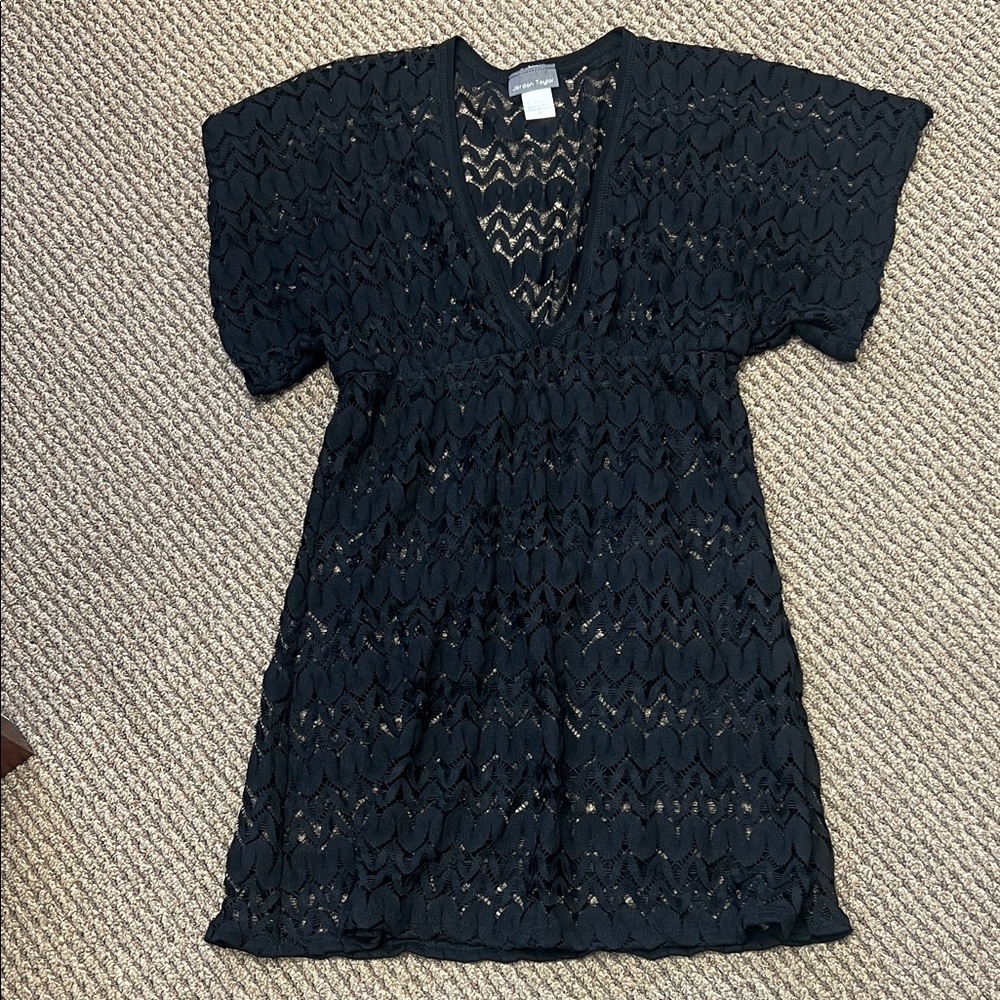 Jordan Taylor Black Swim Coverup